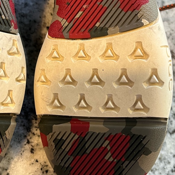 Plae Miles Dragon Scales Gray & Green Camo Sneaker Shoes 13.5 - Picture 7 of 10